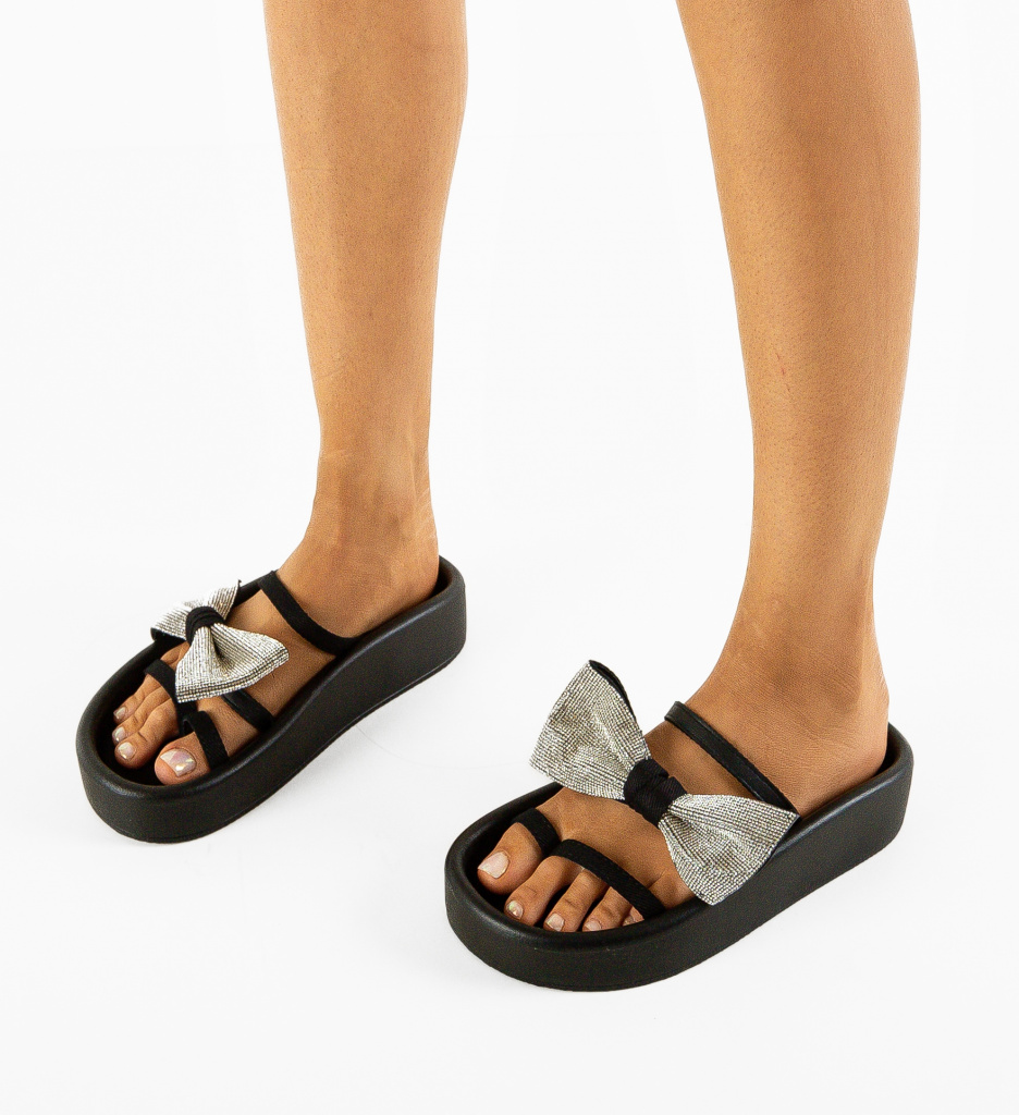 Papuci Dama Heyta Negri | Confort și Eleganță - imagine 4