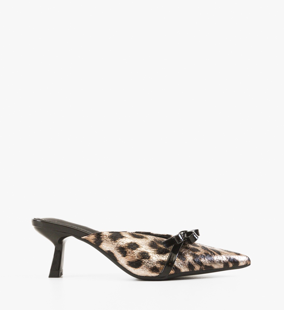 Saboti Dama Animal Print | Eleganță și Stil - imagine 6