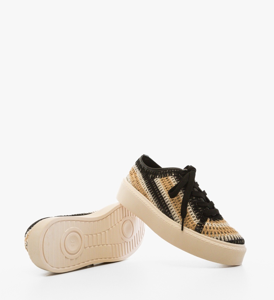 Sneakers dama Reinbou Negri | Confort și Stil - imagine 4