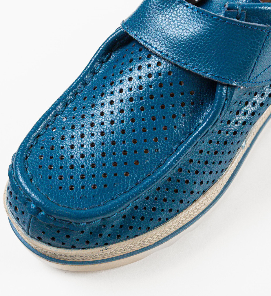 Pantofi Casual Torinas Albaștri Confortabil - imagine 7
