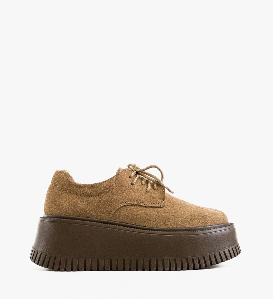 Benve Pantofi Casual Dama Bej Confort - imagine 5