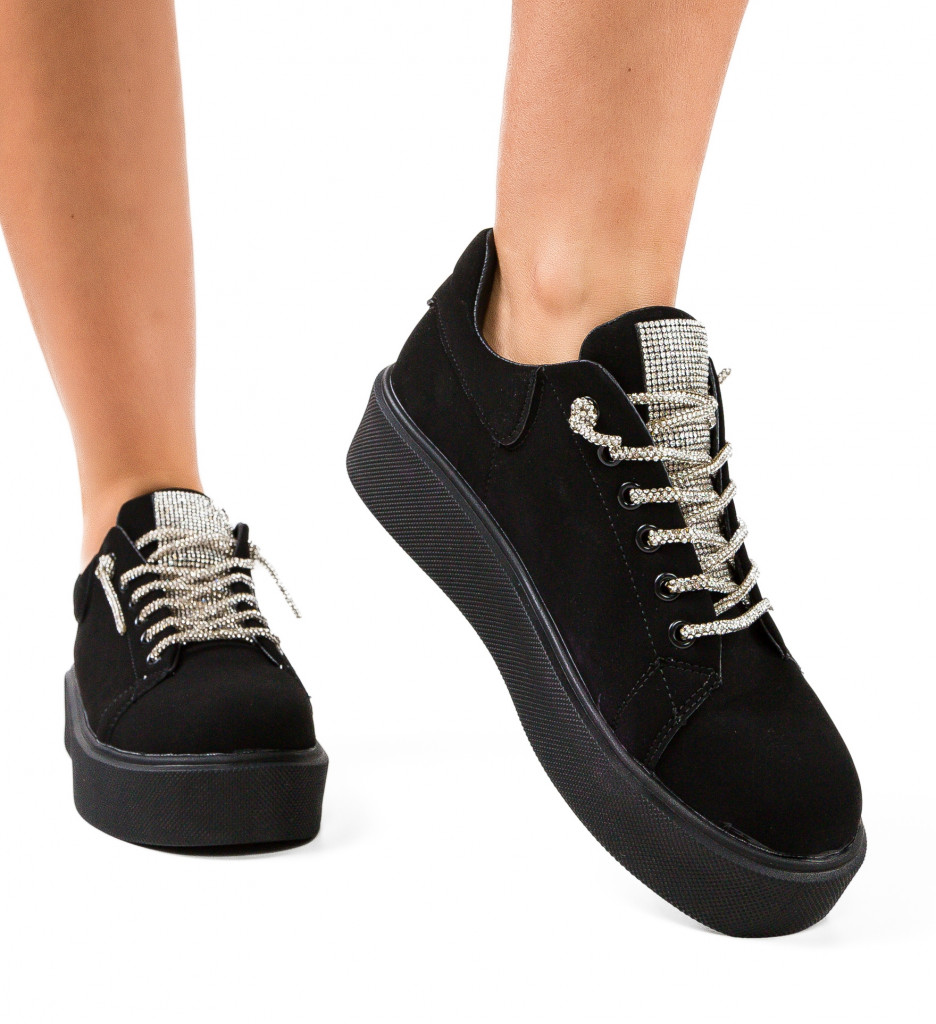 Sneakers Dama Laro Negri | Stil și Confort