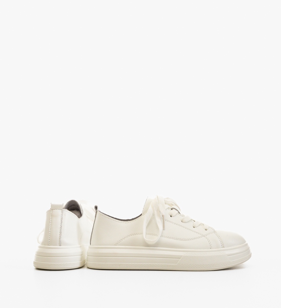 Sneakers Dama Kleo Albi - Confort și Stil - imagine 4