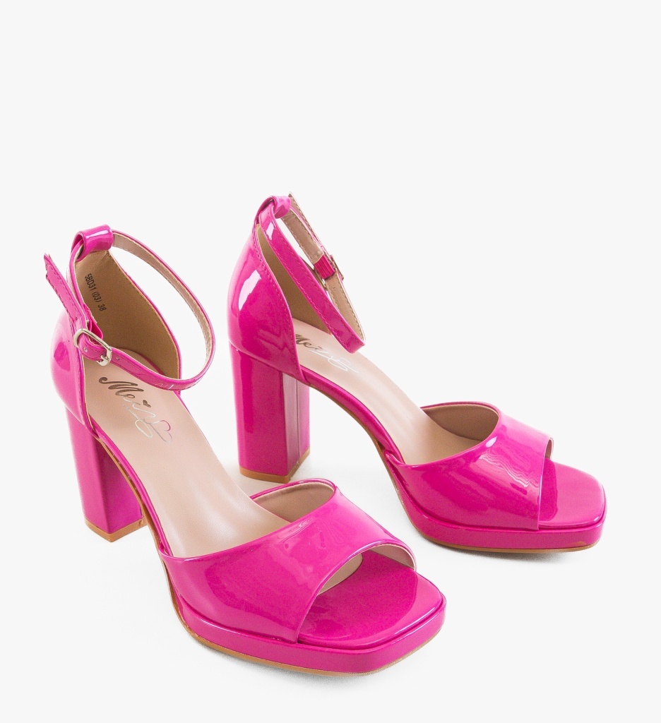 Sandale Dama Welch Fuchsia Elegante - imagine 4