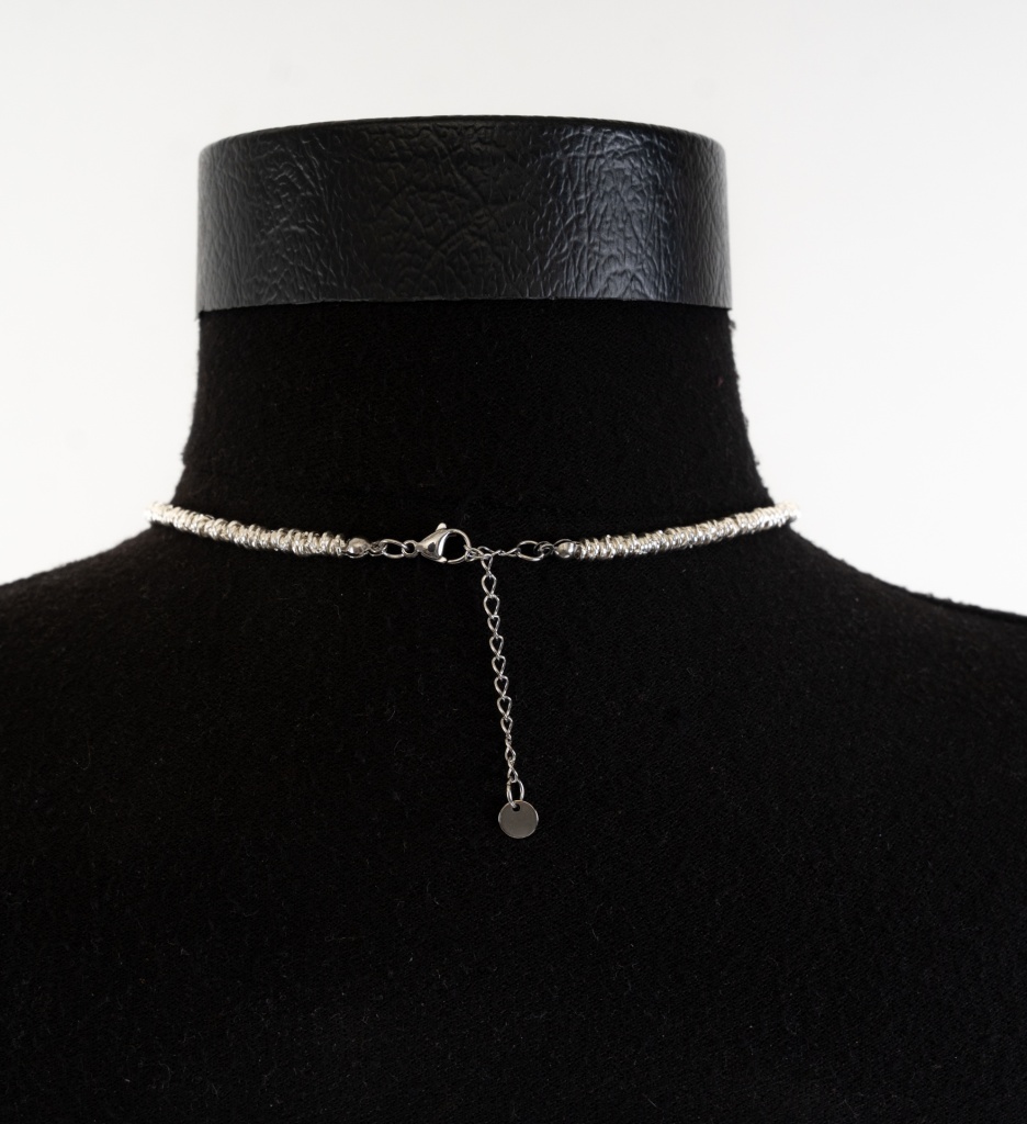 Colier Bybbs Argintiu | Eleganță și Stil - imagine 4