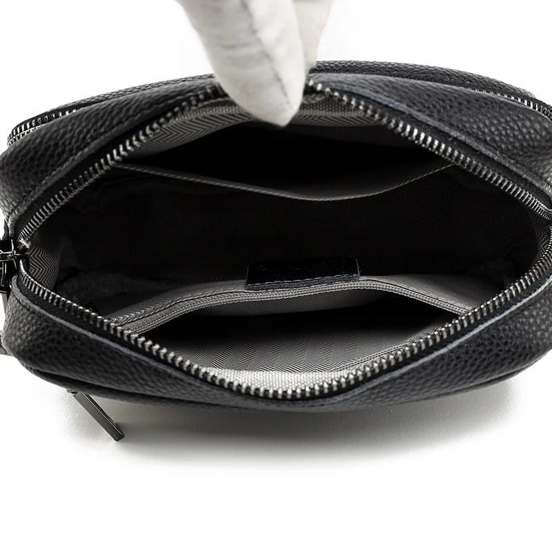 Geanta Delis Thisbe din piele naturala, Alba - imagine 4