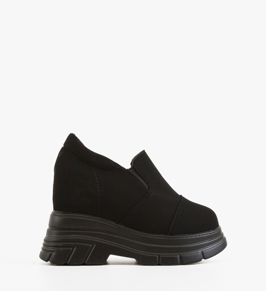 Pantofi Casual Dama Lamzay Negri - Confort & Stil - imagine 8