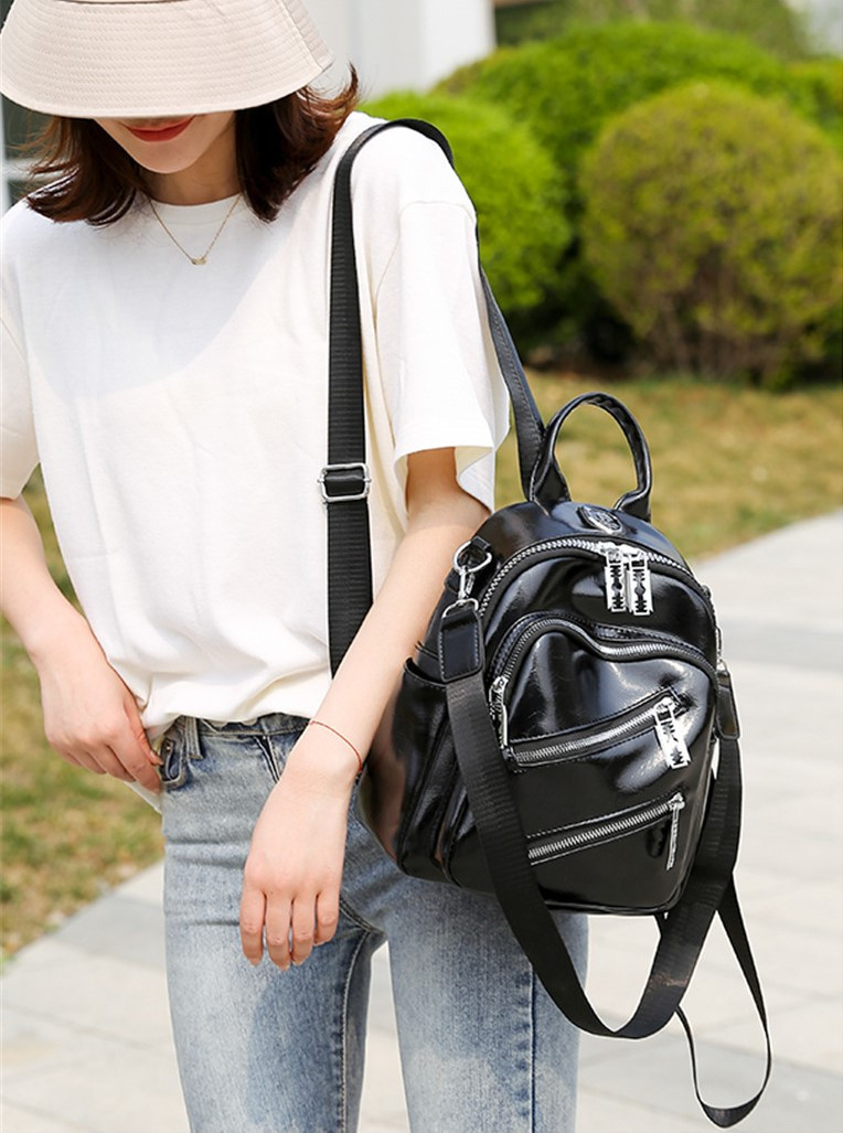 Rucsac Dama Delis Aisha Negru | 2-in-1 Versatil - imagine 7