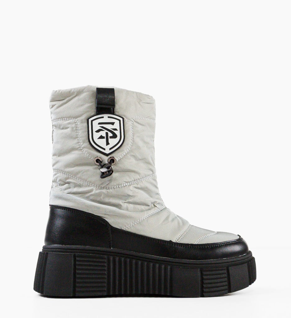 Ghete Dama Chrissie Gri | Stil & Confort - imagine 10