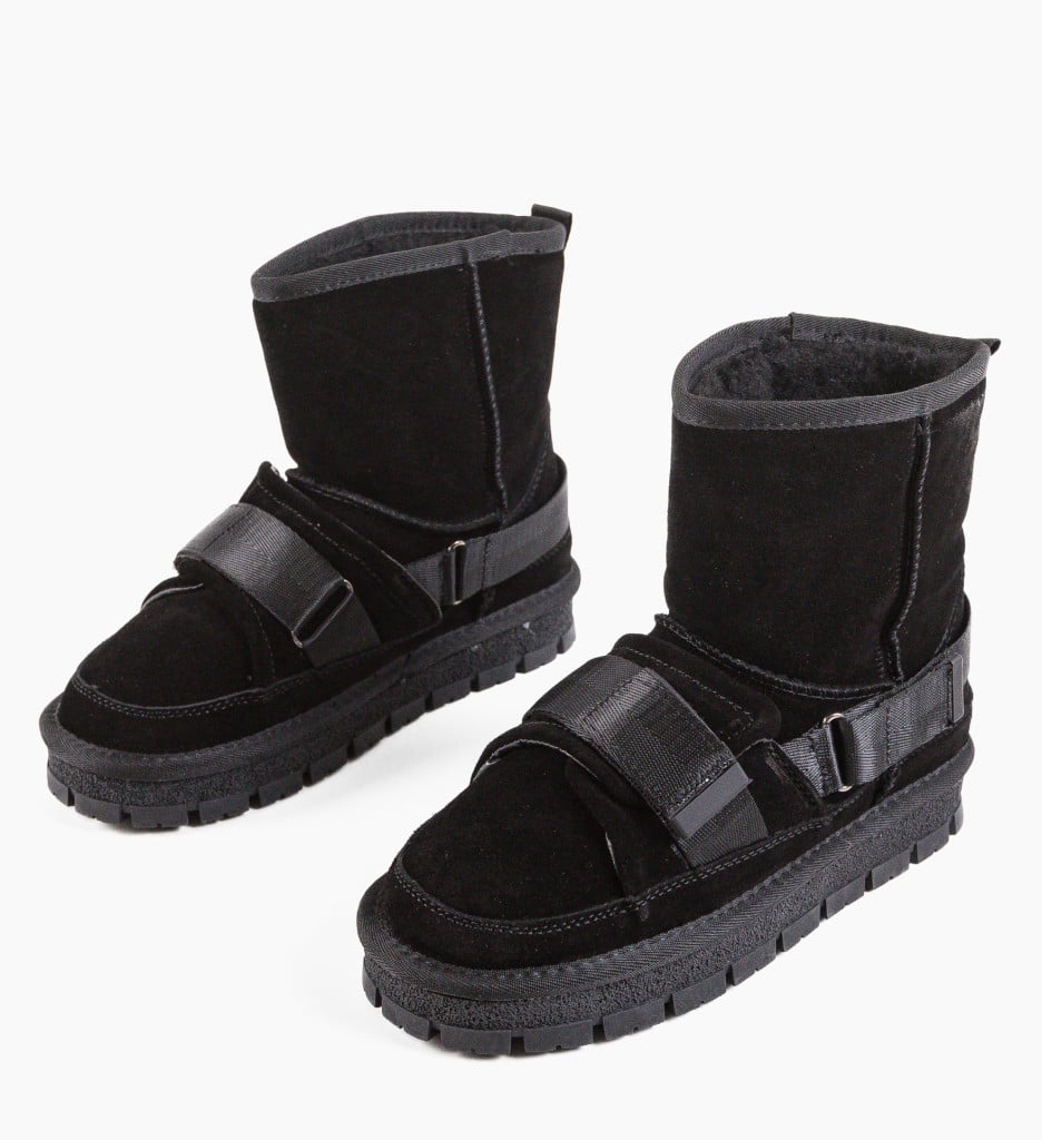 Cizme Ug Niozel Negre - Confort Termic - imagine 10