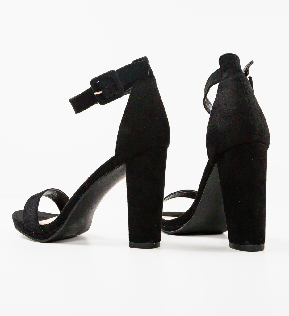 Sandale cu toc Costil Negre - Eleganță maximă - imagine 8