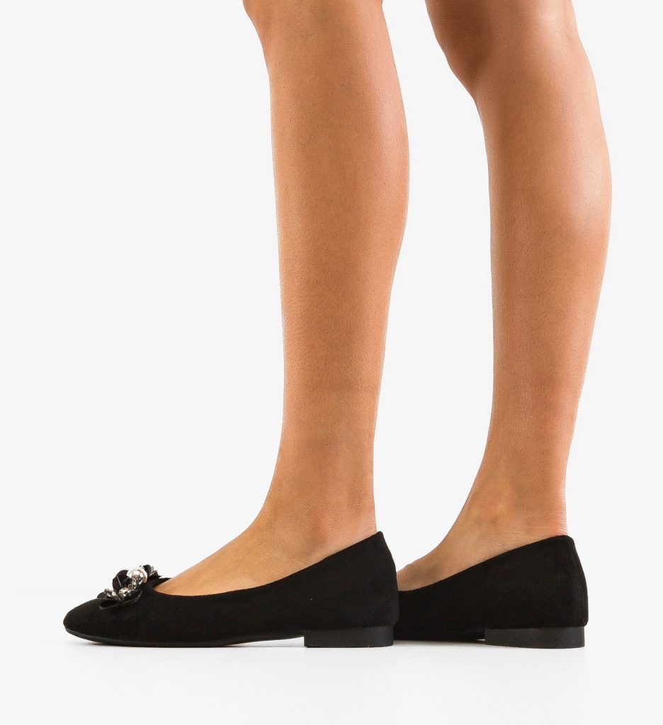 Balerini Dama Akris Negri | Eleganță Casual - imagine 2