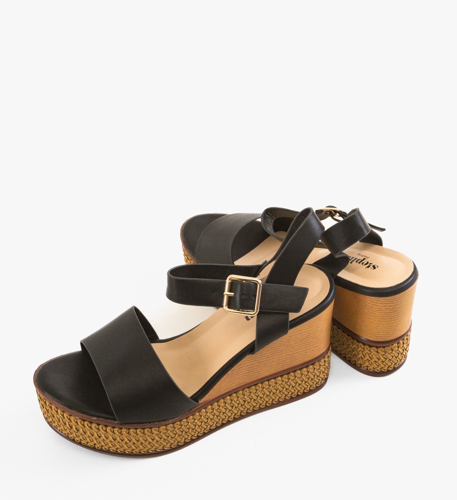 Sandale Fleur Negre - Eleganță și Confort - imagine 5