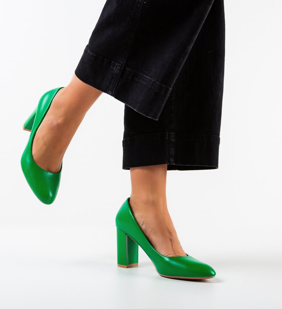 Pantofi Buxton Verzi | Eleganță și Stil Unic - imagine 3