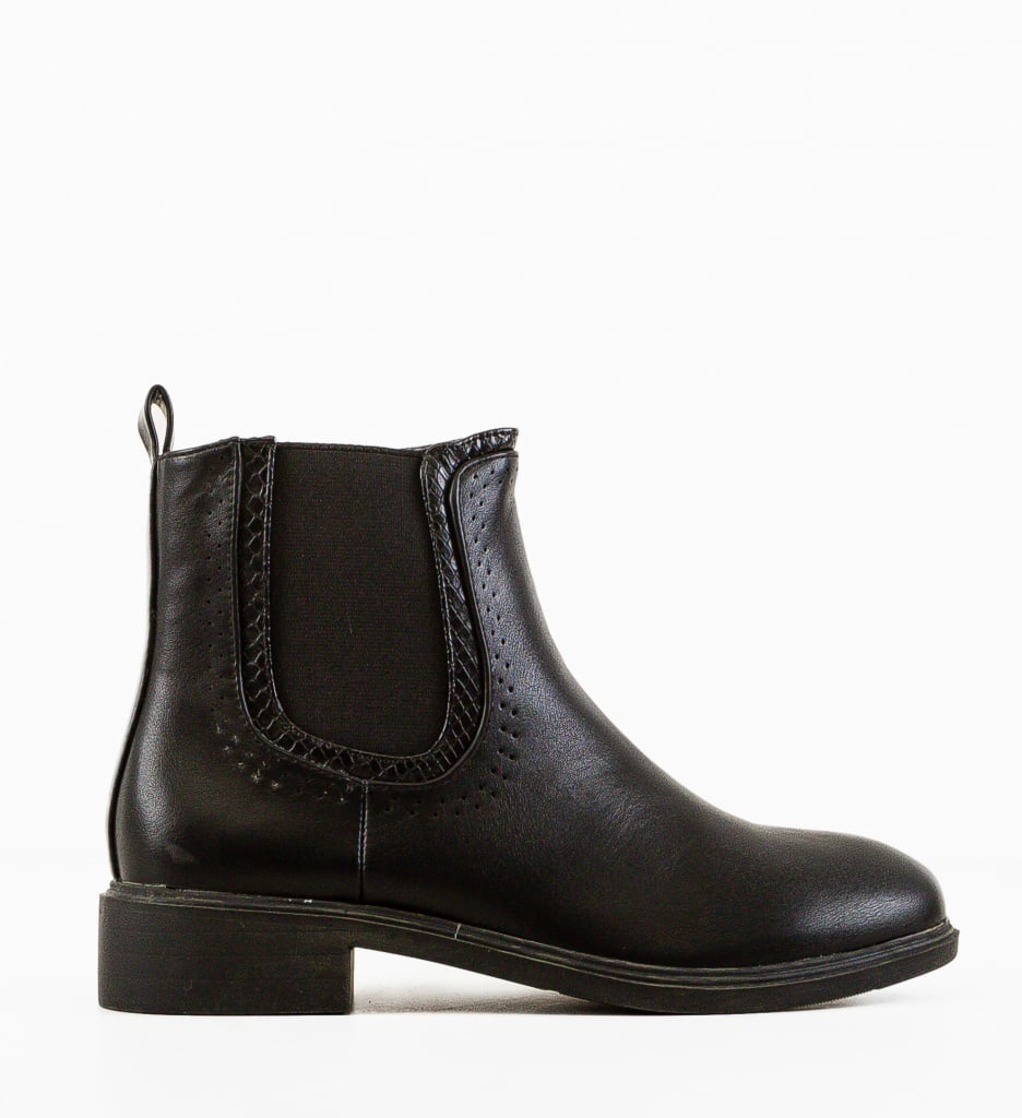 Ghete Dama Lecce Negre - Eleganță și Stil - imagine 4