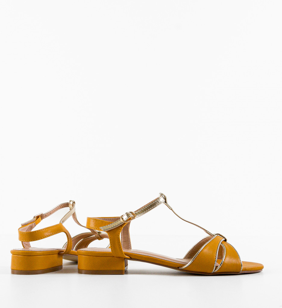 Sandale Sport Galbene Dama | Stil si Confort - imagine 6