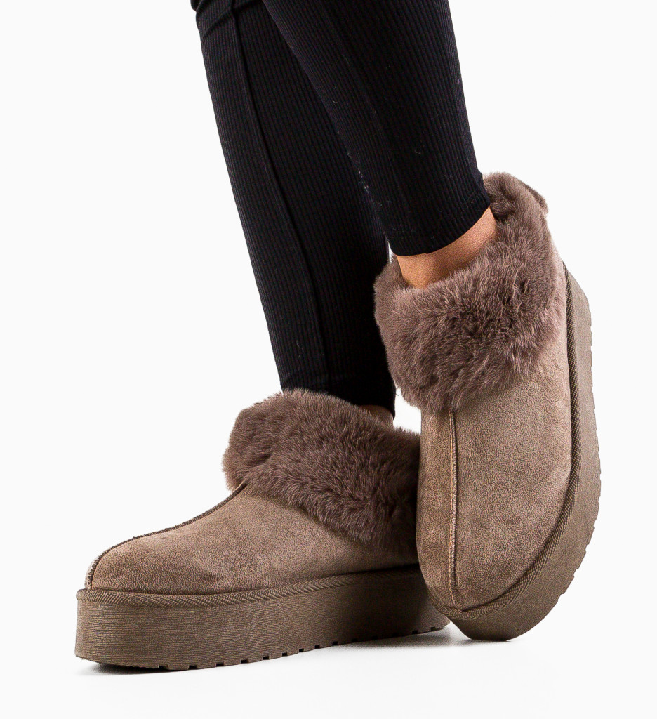 Cizme Dama Emel Khaki | Confort Maxim - imagine 2