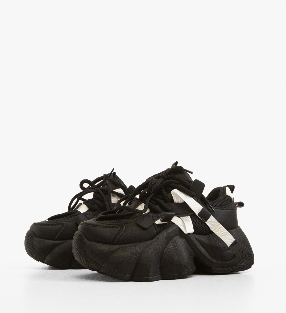 Sneakers Dama Thild Negri | Confort si Stil - imagine 4