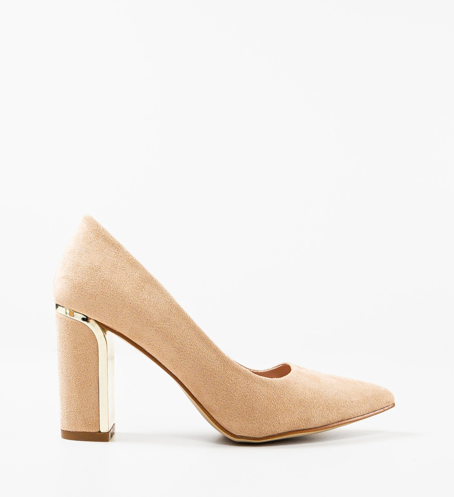Pantofi Dama Ayers Bej Eleganți - imagine 12
