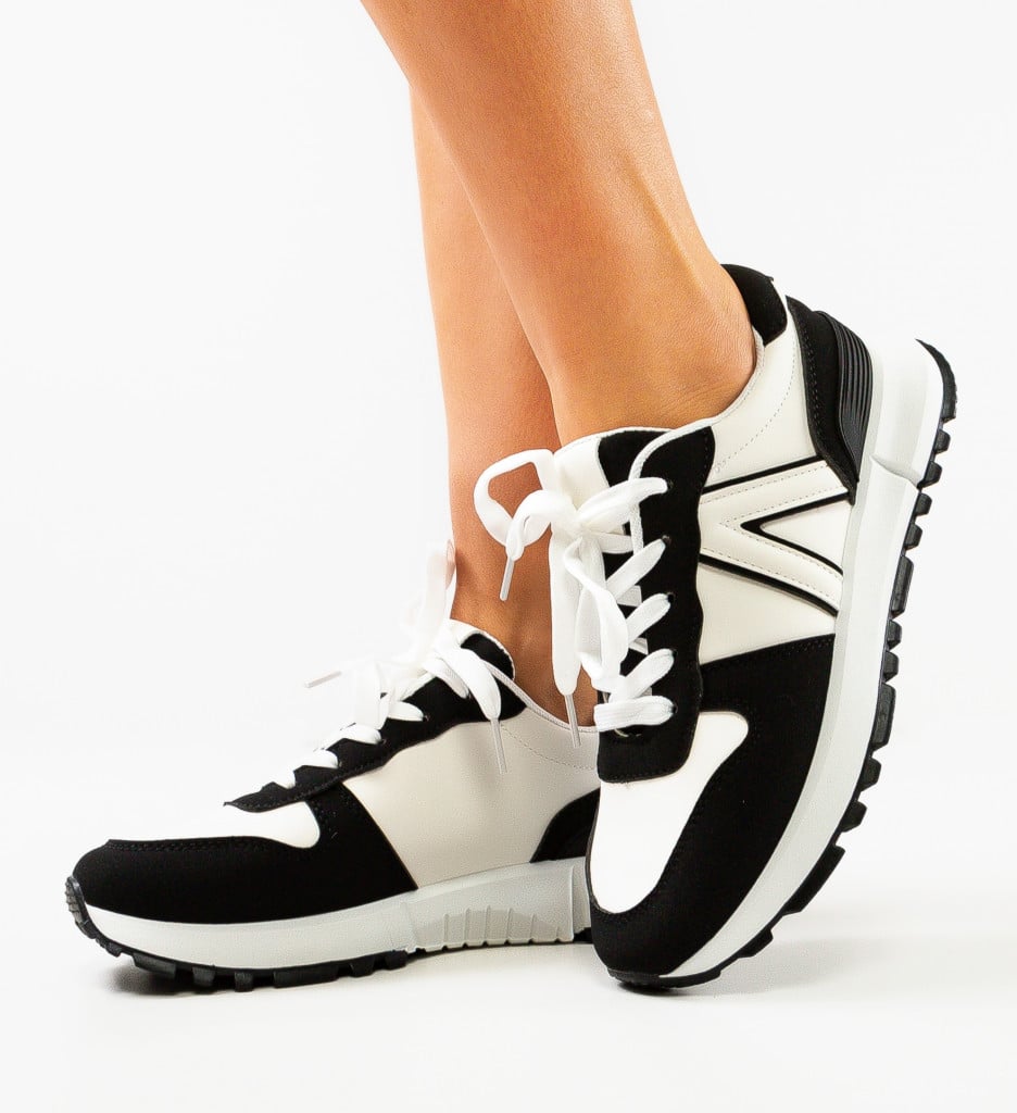 Sneakers dama Morga Negri - Confort și Stil - imagine 2