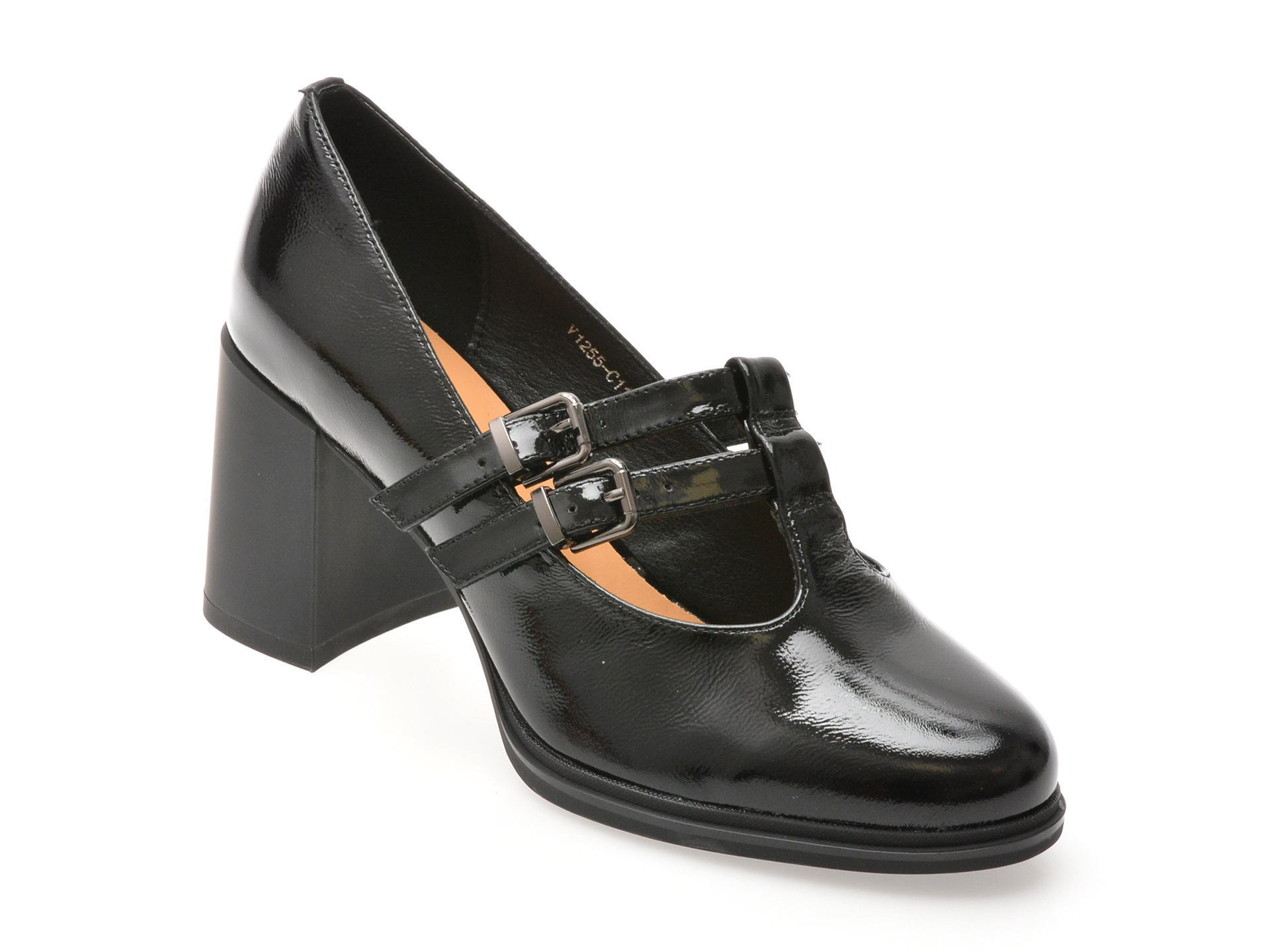 Pantofi GRYXX Negri Piele Lacuită | Eleganță Casual
