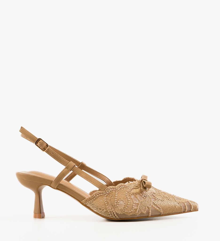 Pantofi Dama Perry Nude Eleganți - imagine 6