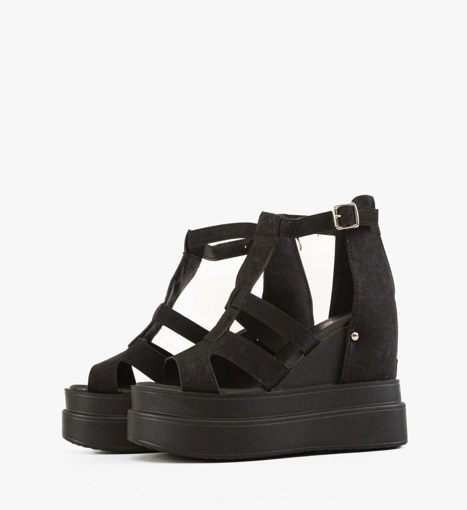 Platforme Dama Jagda Negre | Stil si Confort - imagine 5