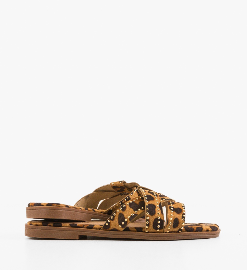 Papuci Dama Gentry Animal Print - Stil Exotic - imagine 3