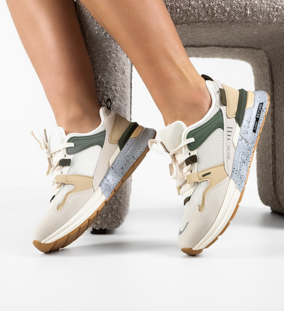 Sneakers Beyond Gri - Confort și Stil Urban - imagine 2