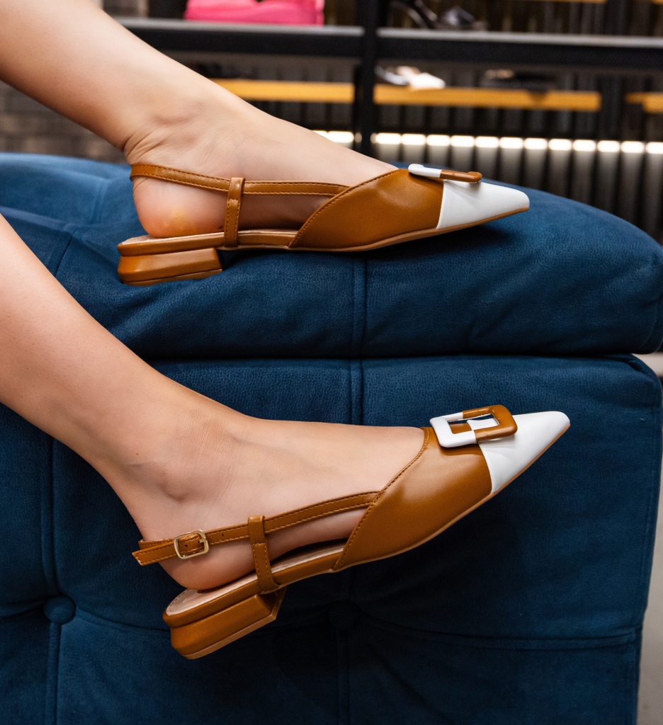 Balerini Kiana Camel - Confort și Eleganță - imagine 3
