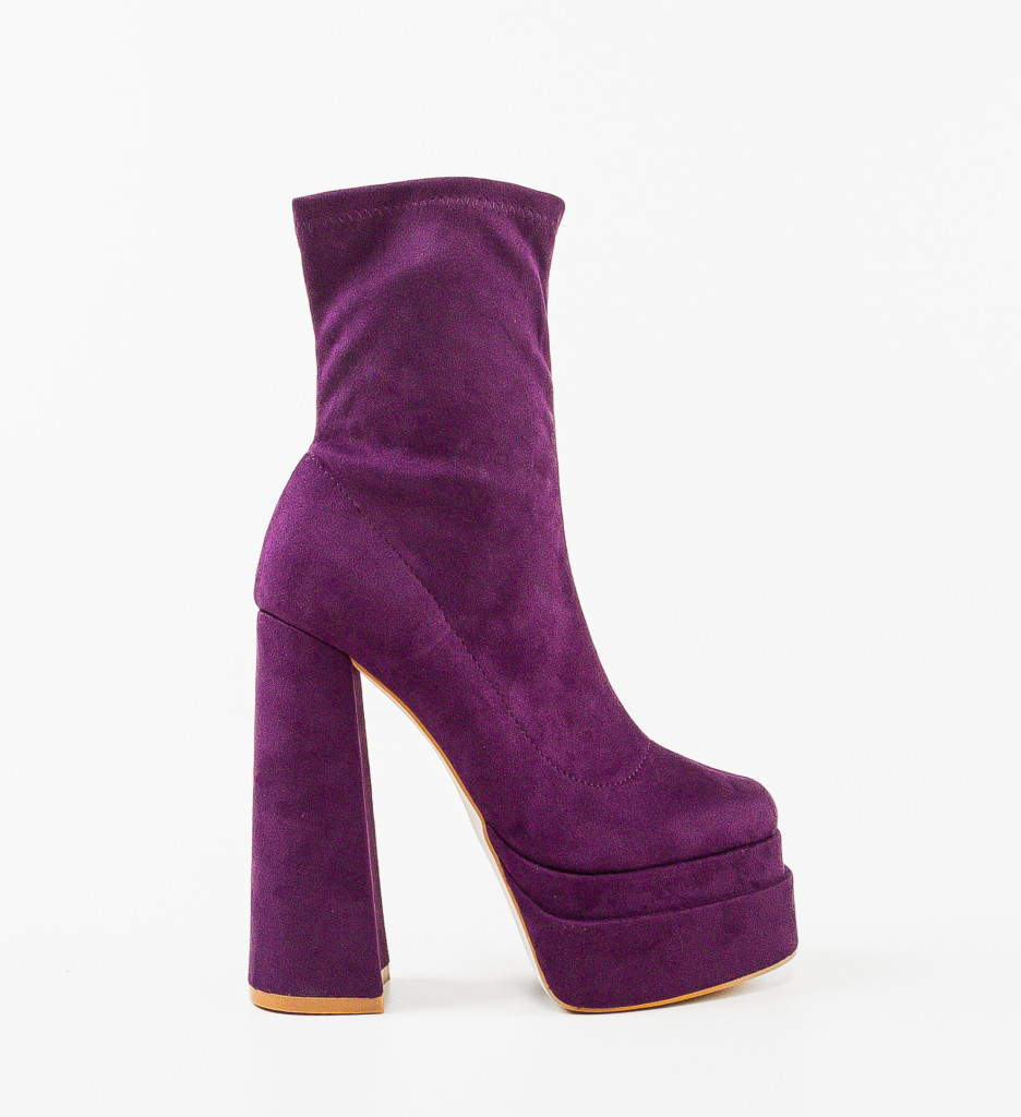 Botine Byron Mov - Eleganță și Confort - imagine 5
