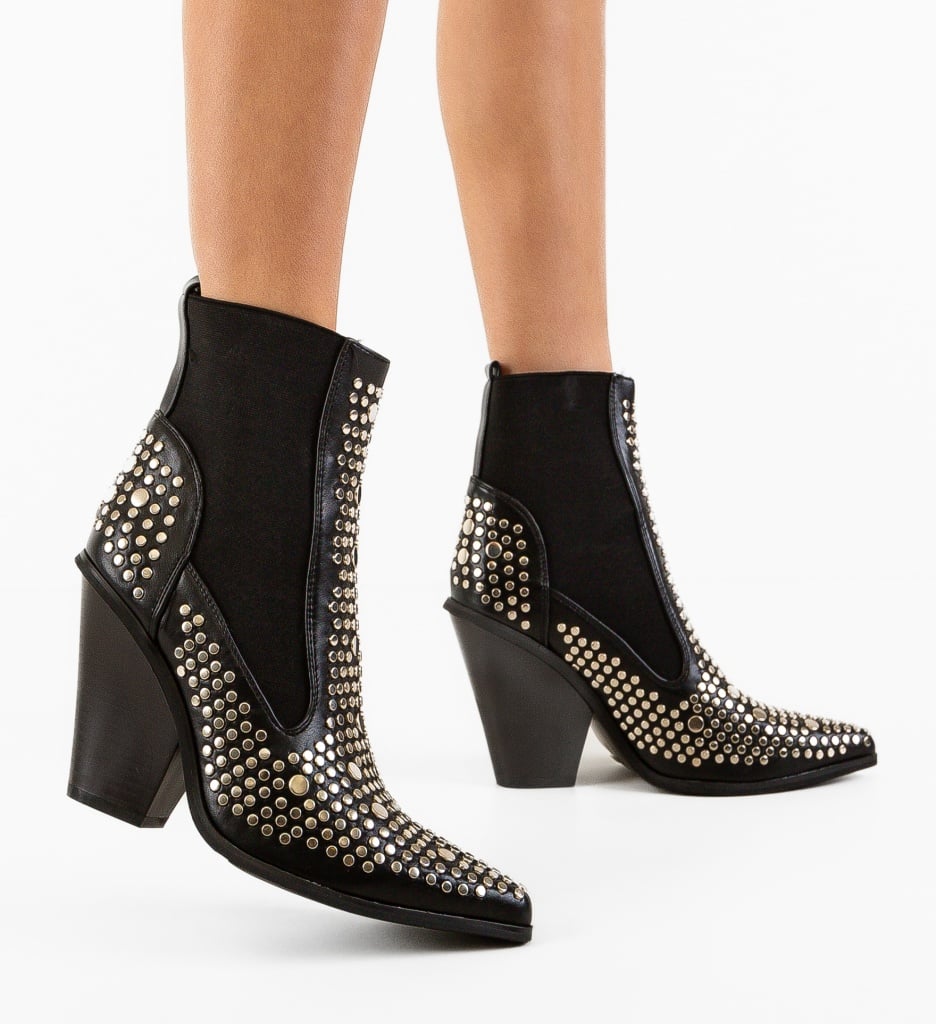 Botine Dama Carol Negre | Elegante si Comode - imagine 2