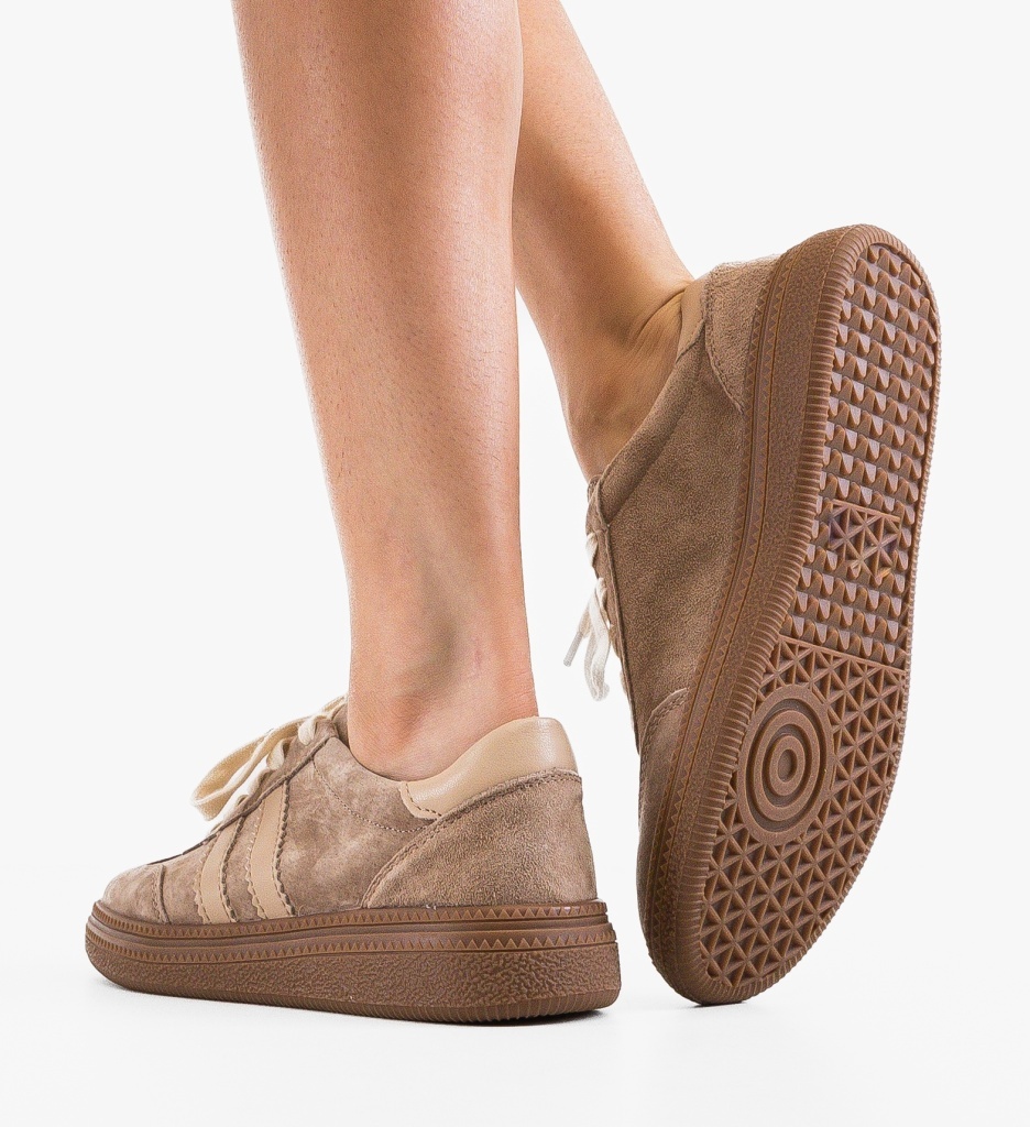 Sneakers Dama Marok Khaki - Confort și Stil Sport - imagine 4
