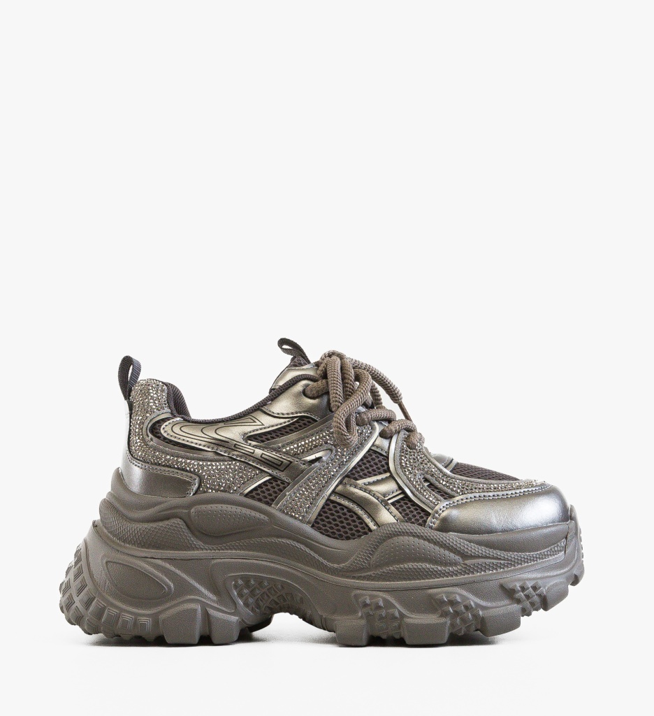 Sneakers Dama Gyran Gri - Confort Sport - imagine 6