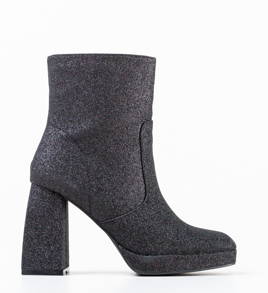 Botine Dama Jazzo Negre | Eleganță și Stil - imagine 4