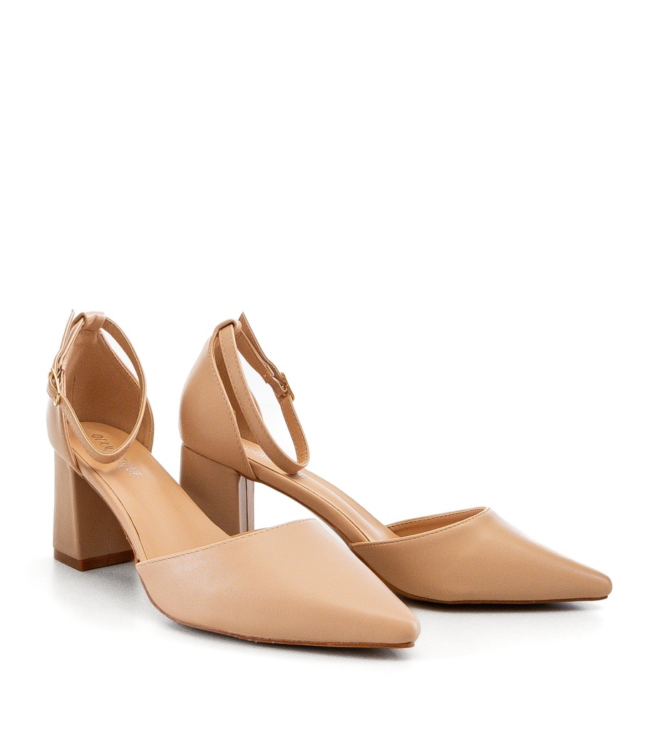 Pantofi Dama Abes Bej Eleganți - imagine 5