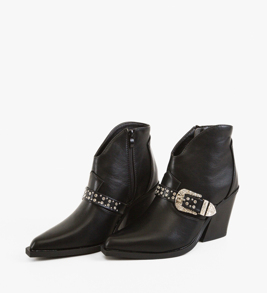 Botine Dama Leigh Negre - Eleganță și Confort - imagine 5