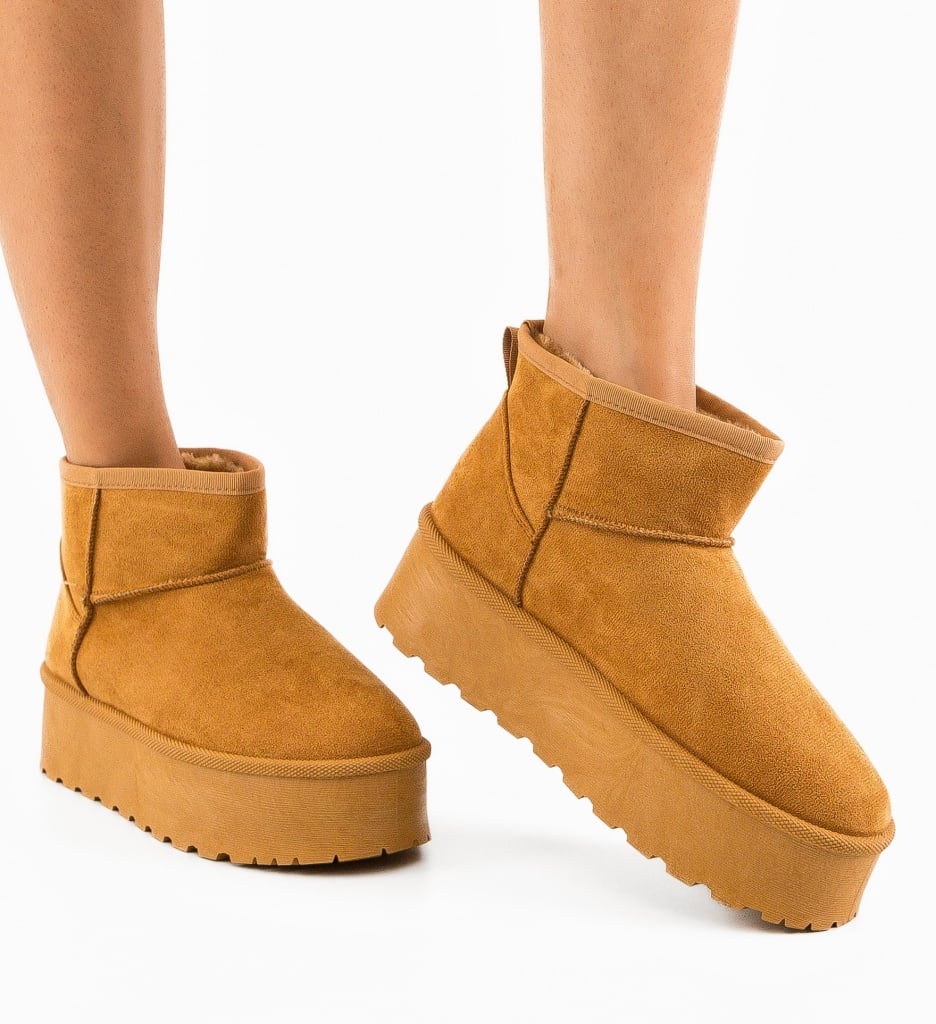 Cizme tip UG Camel | Confort și Stil Urban - imagine 2