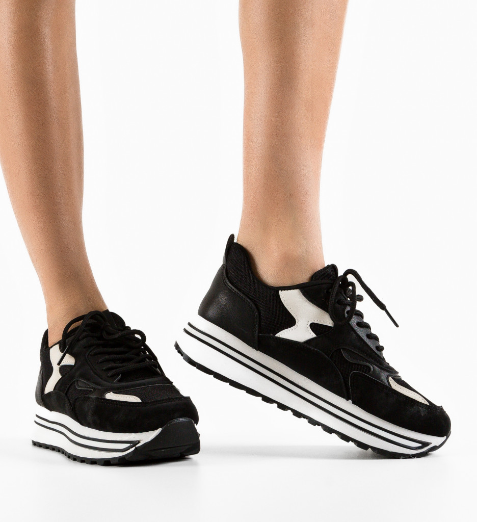 Pantofi Sport Gonca Negri | Confort și Stil Urban - imagine 2