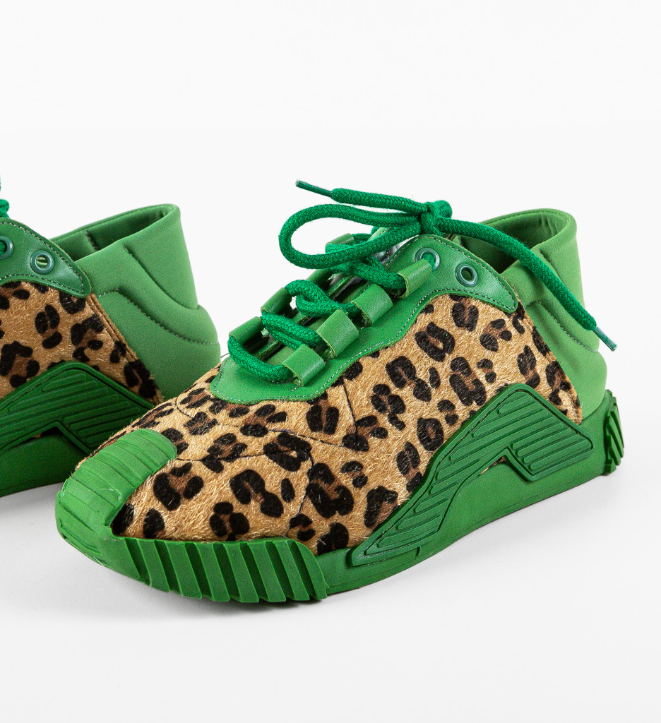 Sneakers Kofta Dama Verzi - Confort și Stil - imagine 8