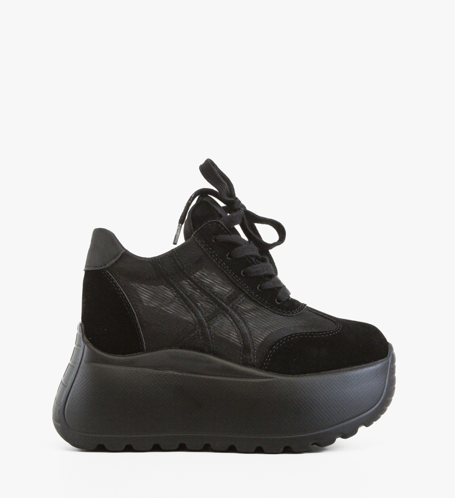 Sneakers Dama Torina Negri - Confort și Stil Sport - imagine 6
