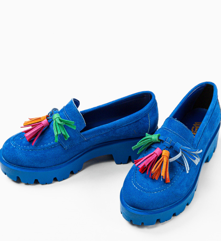 Pantofi Casual Dama Albastri - Confort și Stil - imagine 6