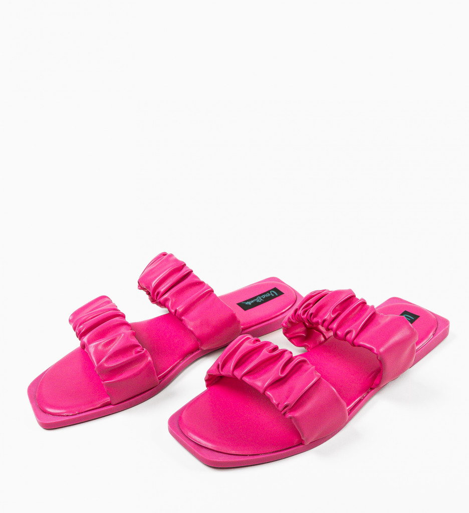 Papuci Dama Grigor Fuchsia - Eleganță și Confort - imagine 5