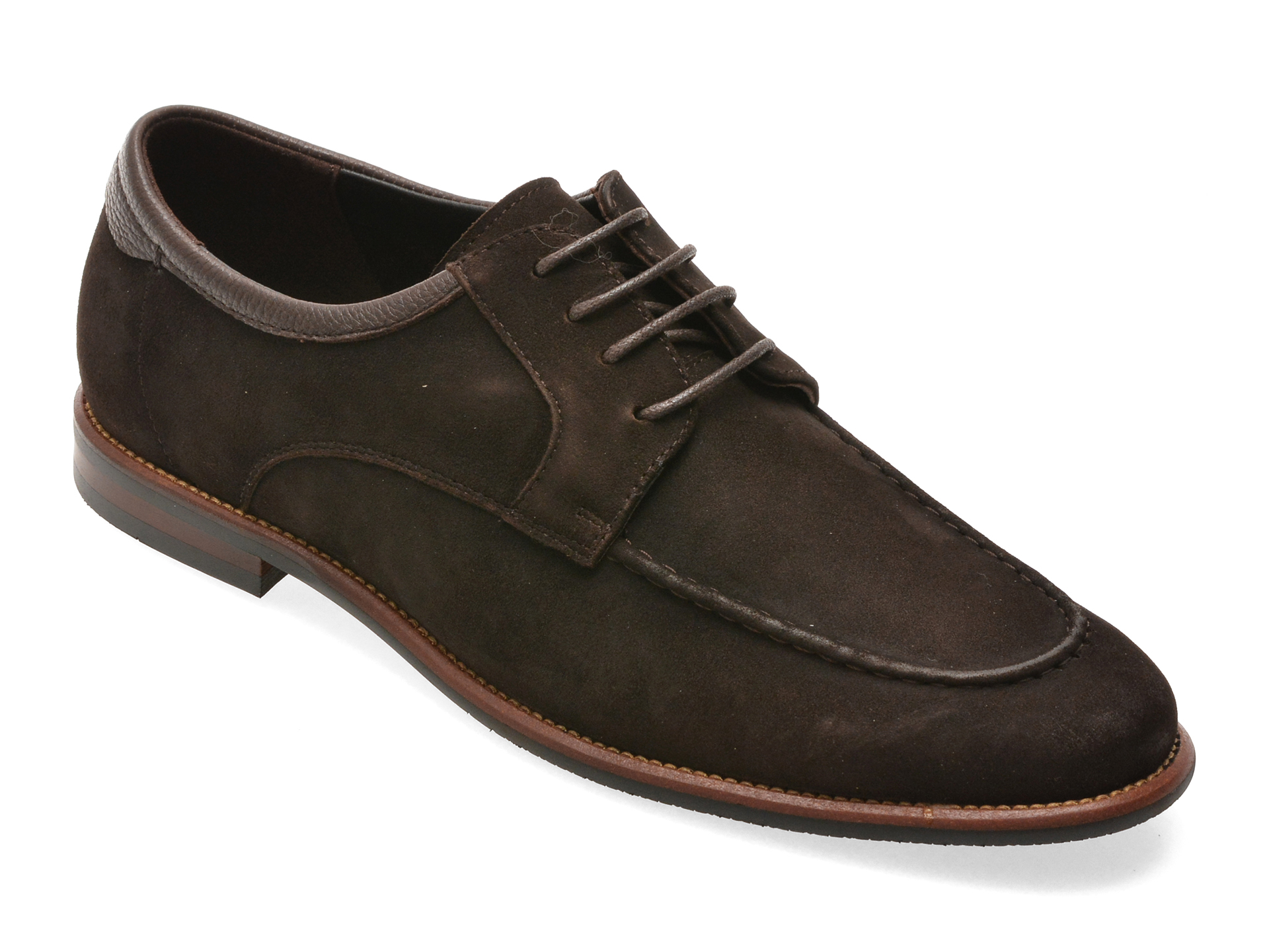 Pantofi Epica Maro Piele Intoarsa | Eleganta Barbati