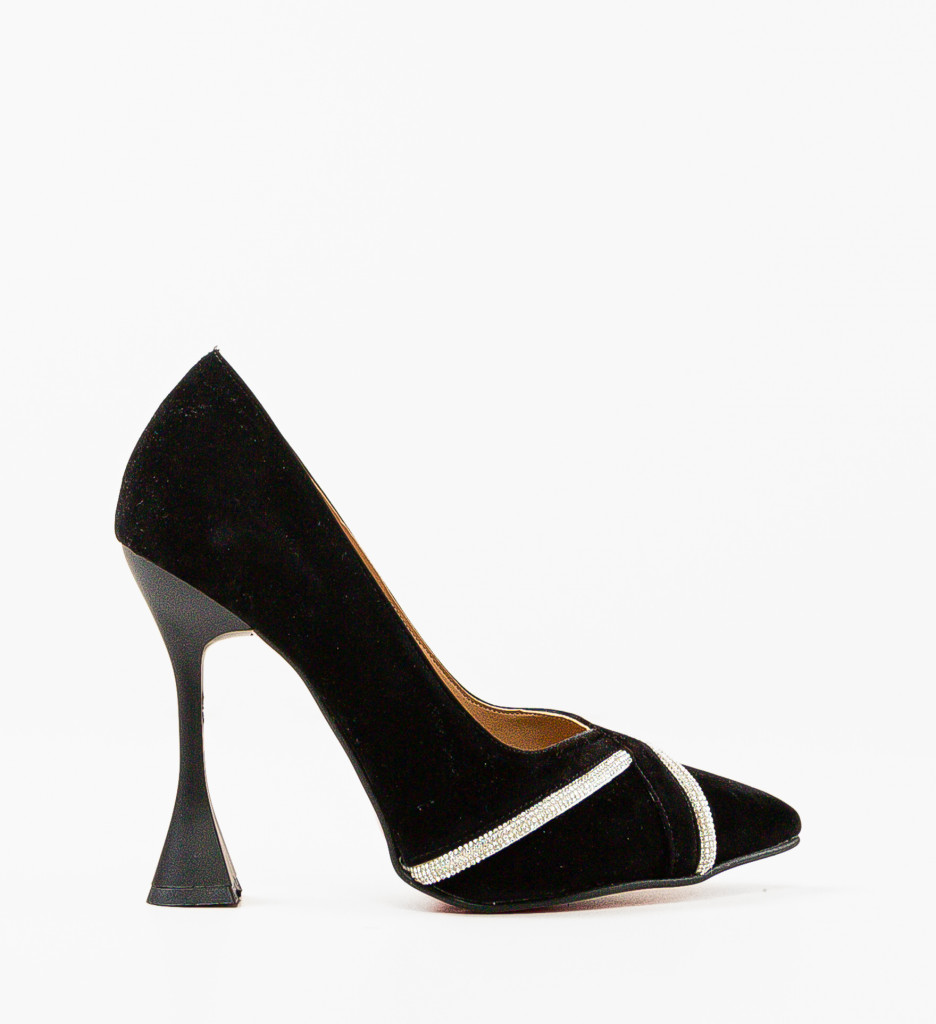 Pantofi Revuele Negri - Eleganță și Stil - imagine 3