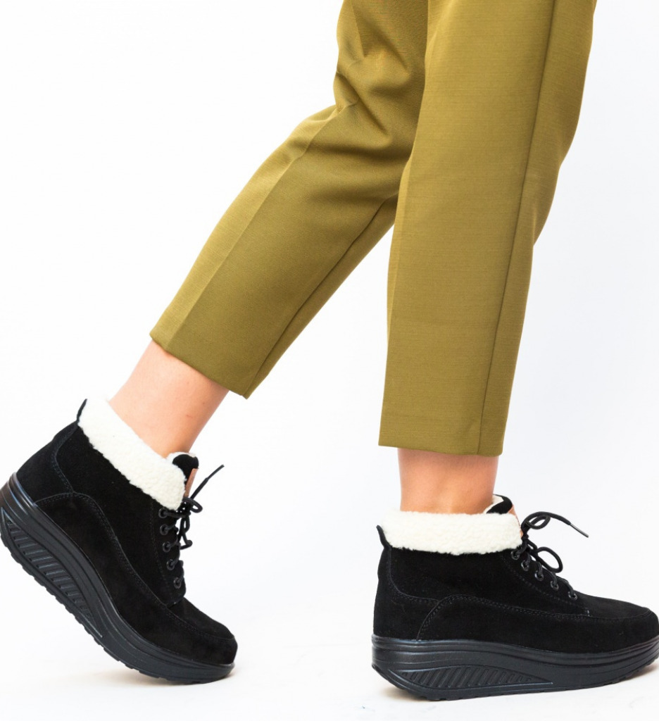 Pantofi Casual Blind Negri - Eleganță Discretă - imagine 6