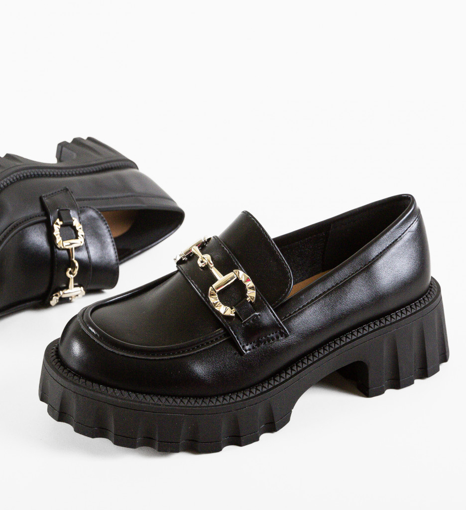 Pantofi Casual Alyena Negri - Confort și Eleganță - imagine 7