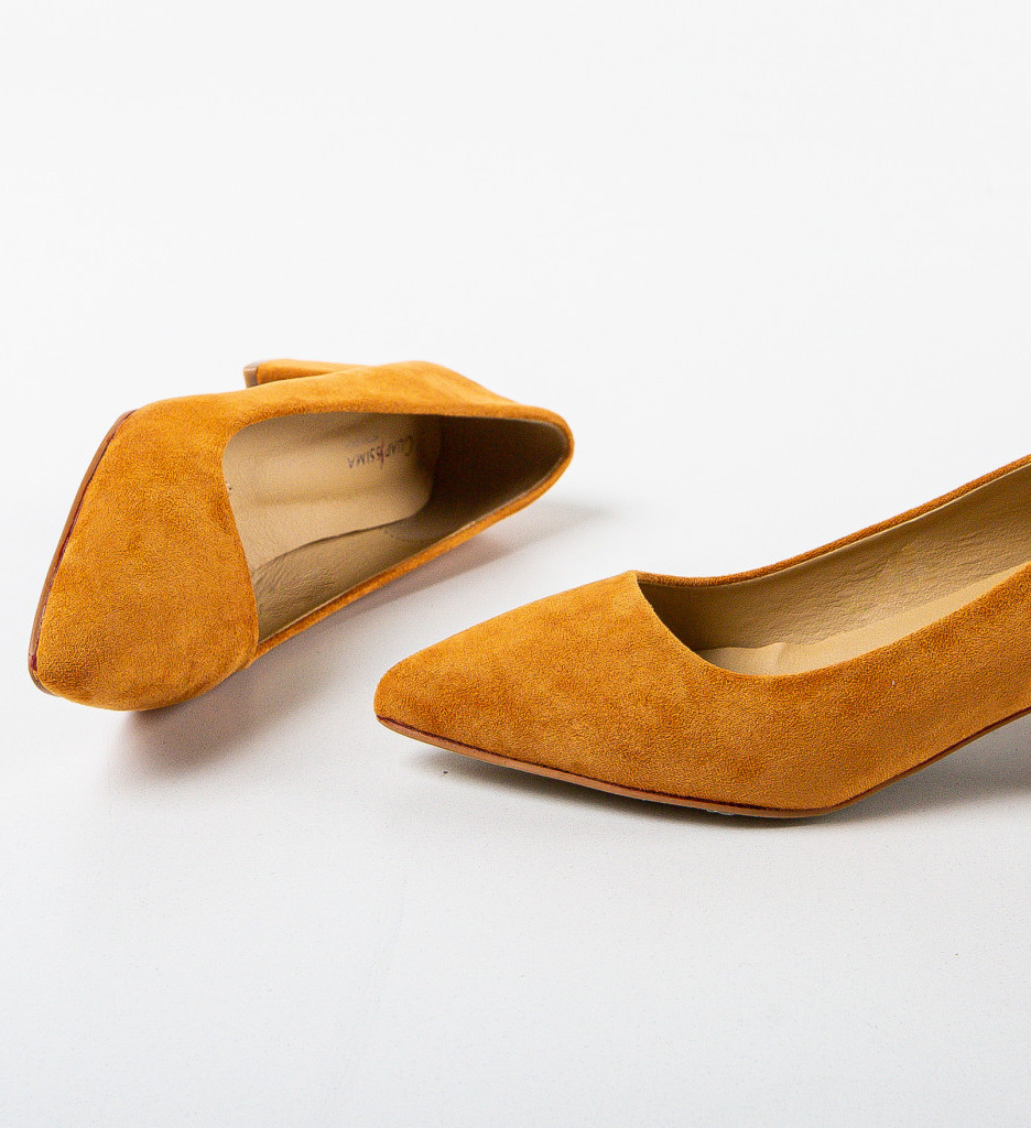 Pantofi Dama Auza Camel - Eleganță și Stil - imagine 6