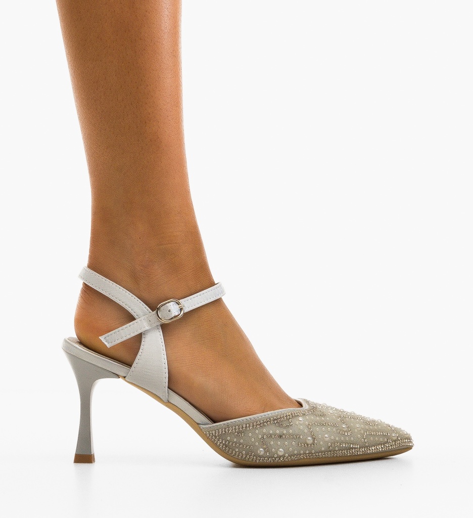 Pantofi Dama Anytare Argintii - Eleganță și Stil - imagine 6