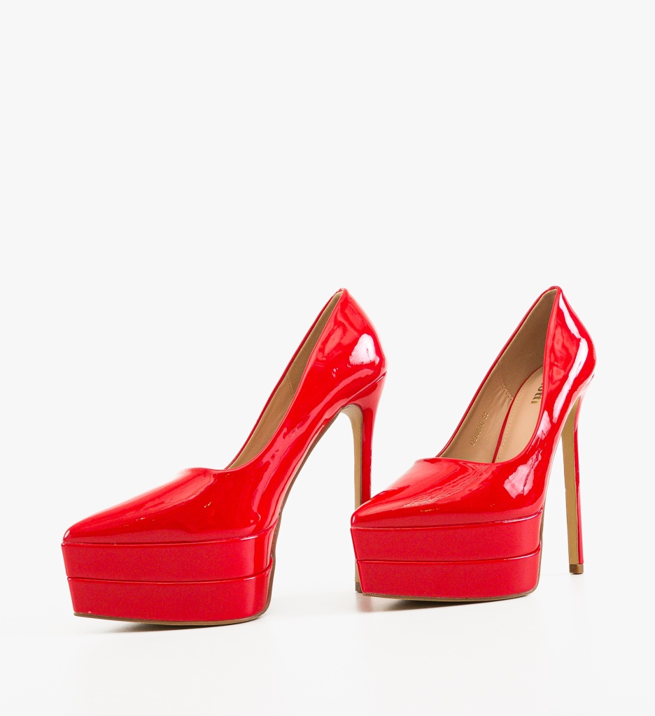 Pantofi Dama Rosii cu Toc | Stil și Eleganță - imagine 7